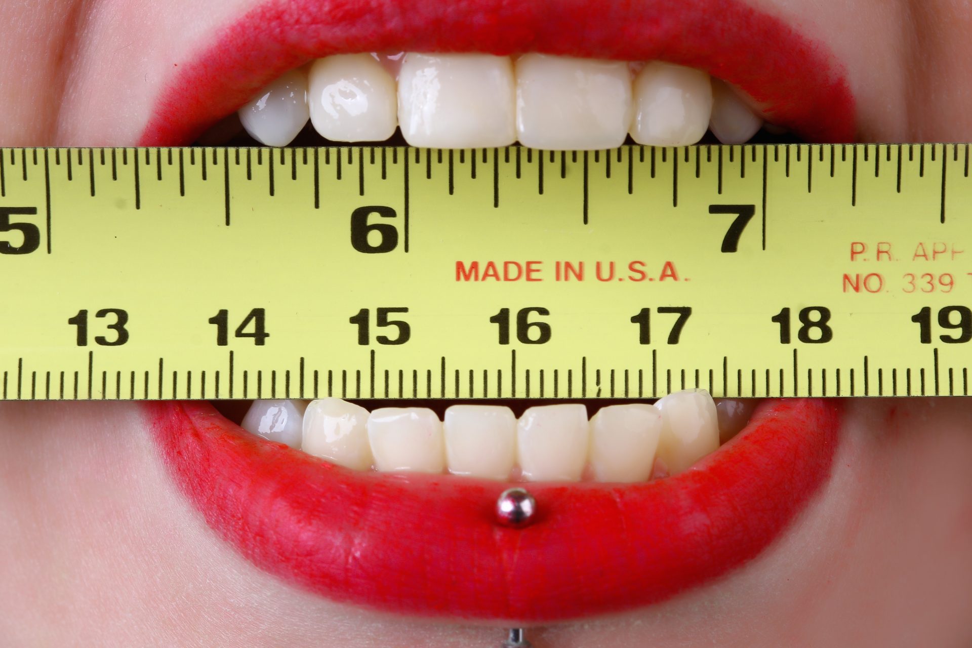 Teeth and Tape Measure