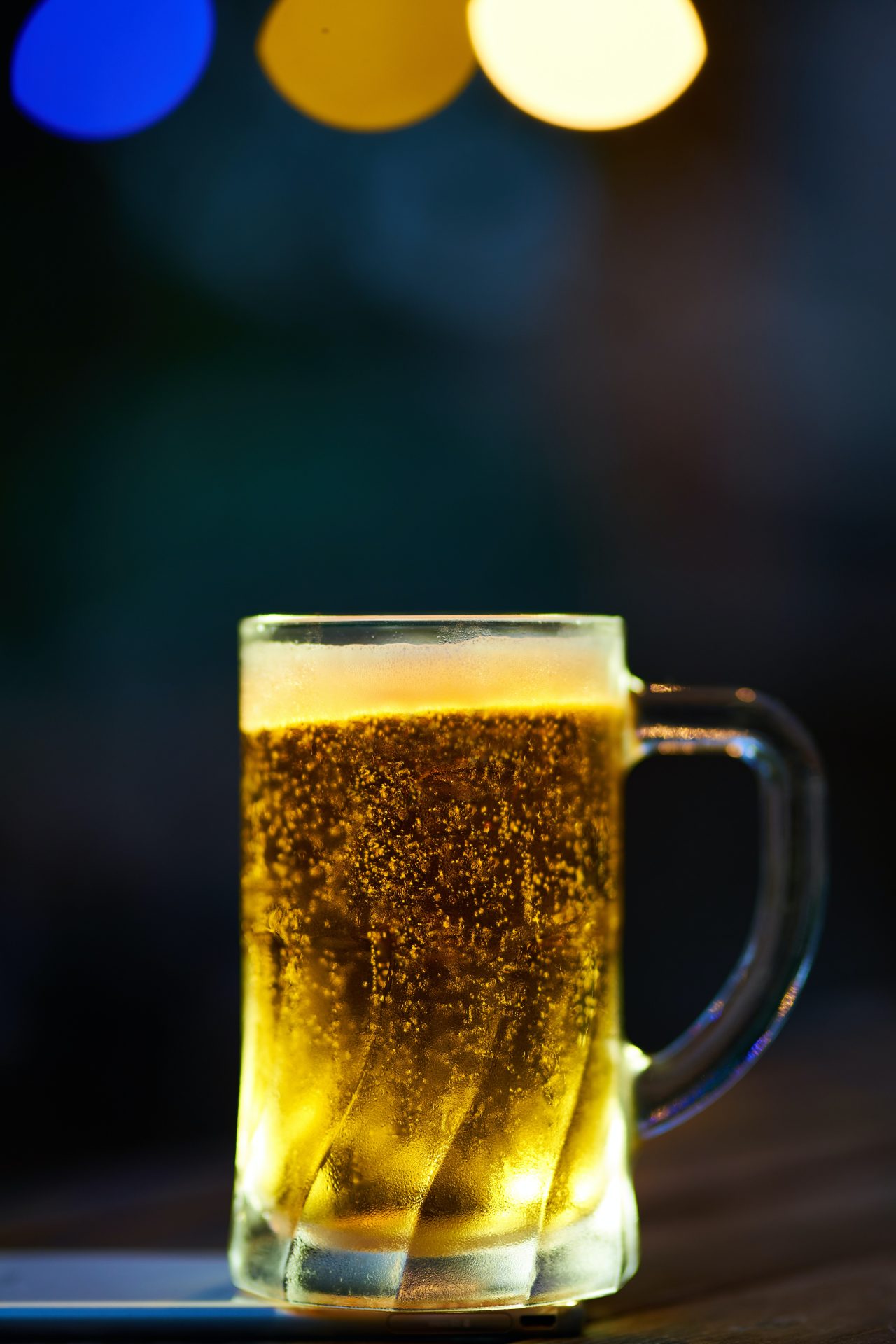 A Clean Mug Filled With Beer
